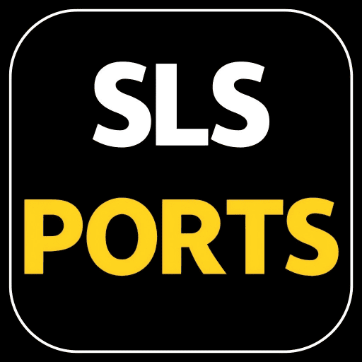 Imagem promocional da SLSPORTS mostrando a plataforma e suas vantagens